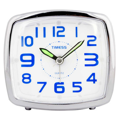 TIMESS创意小闹钟 夜光静音，卧室床头好伴侣
