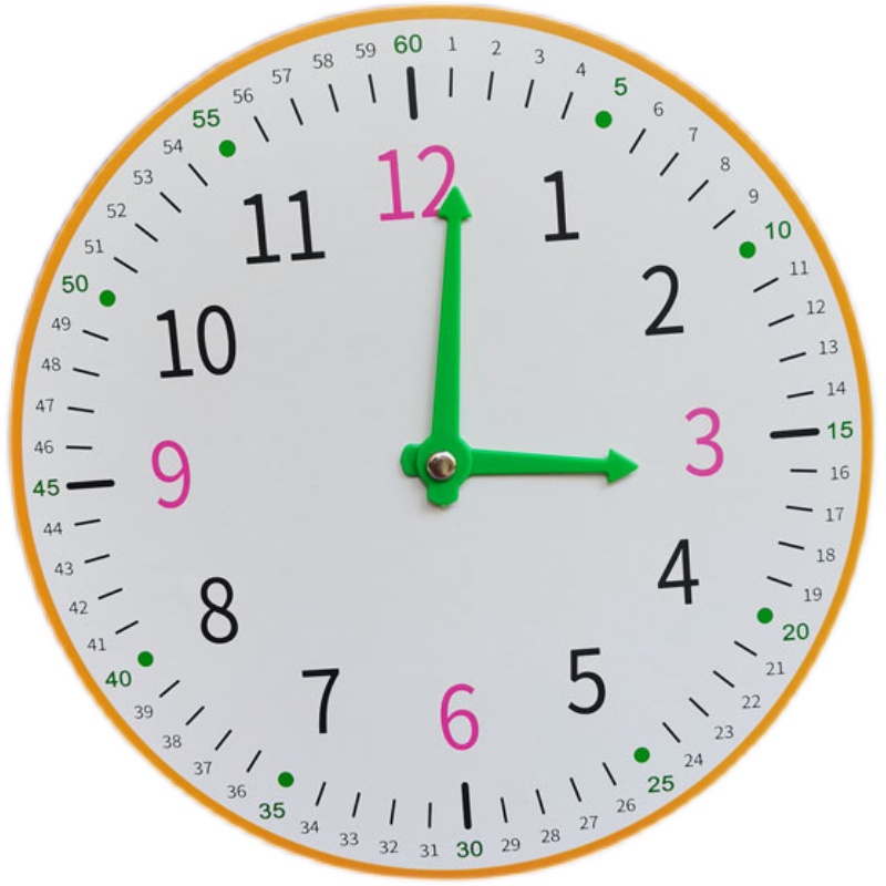 趣味时钟教具 开启一年级孩子的时间认知之旅